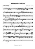 Fanfare for Colchester – Trumpet II Part