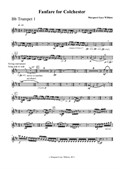 Fanfare for Colchester – Trumpet I Part